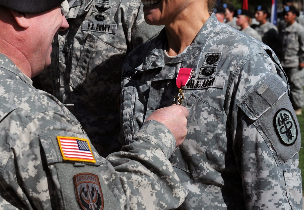 31st CSH changes command, colonels Lehning retire