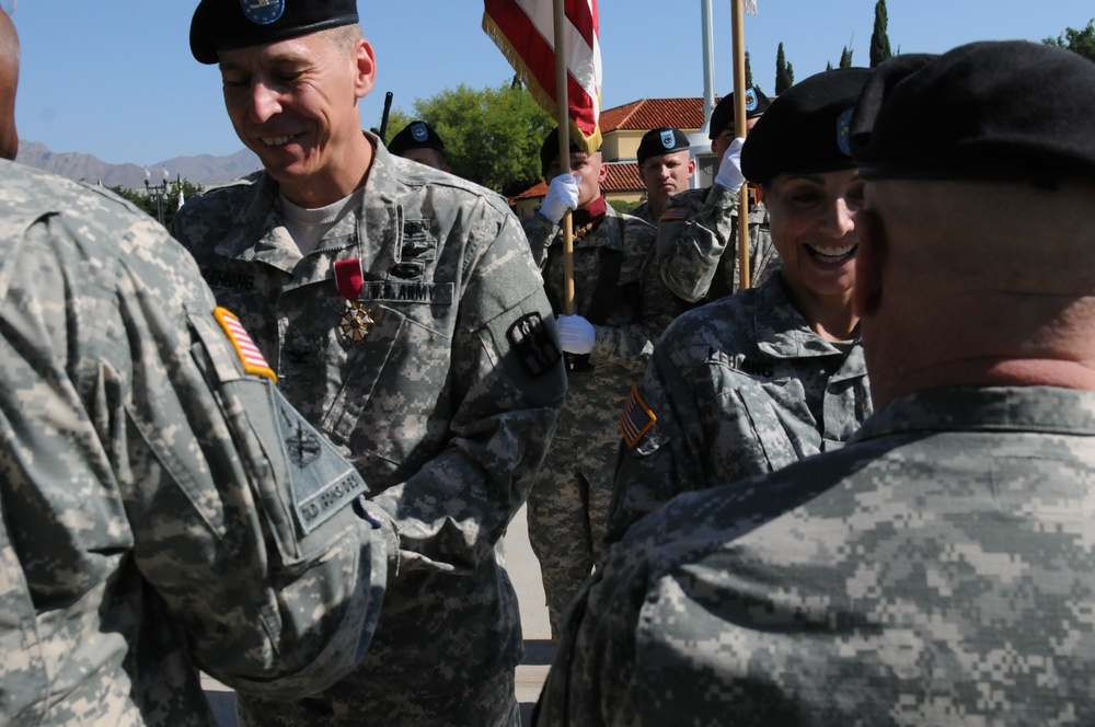 31st CSH changes command, colonels Lehning retire