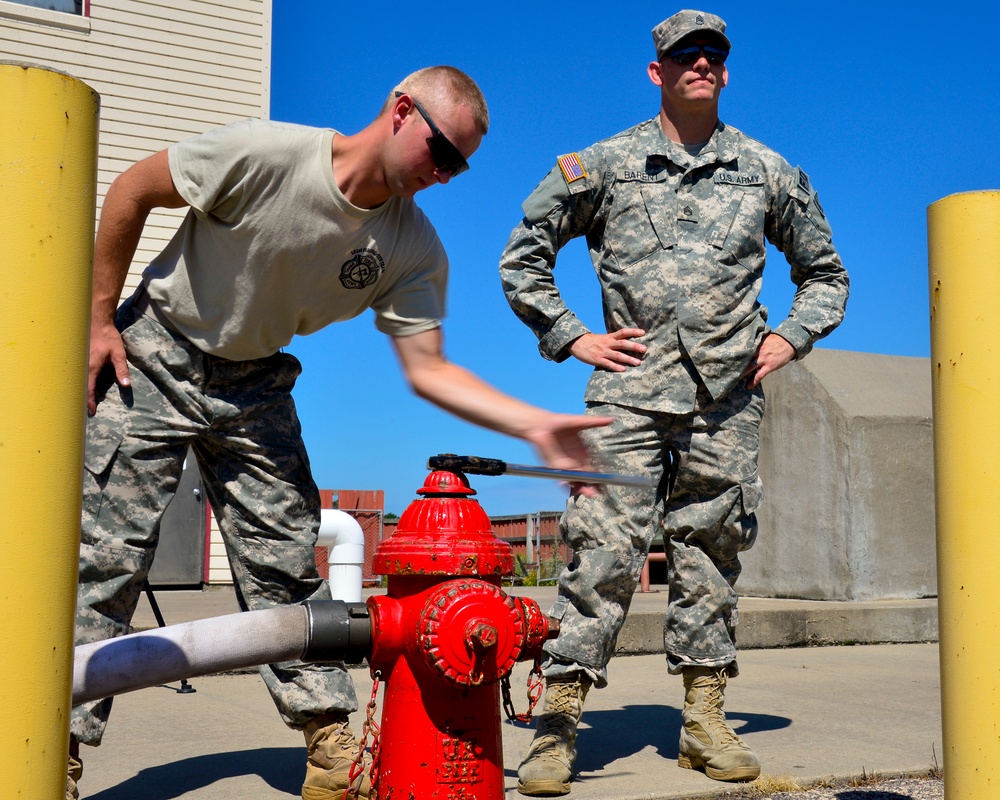 Firefighter training