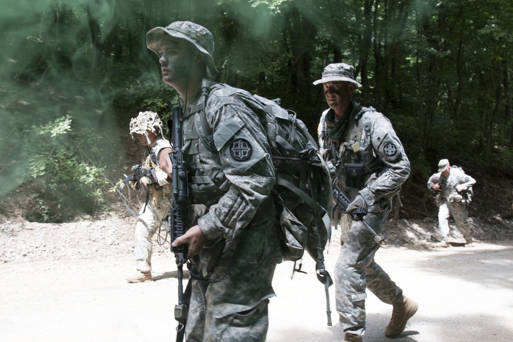 Alabama Army National Guard trains in Romanian forests