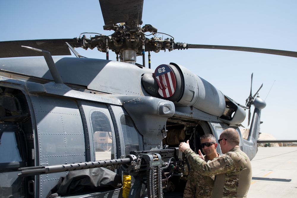 455th AEW commander visits Guardian Angels