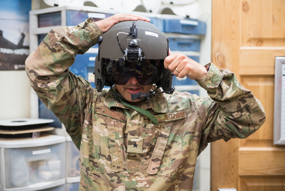 455th AEW commander visits Guardian Angels