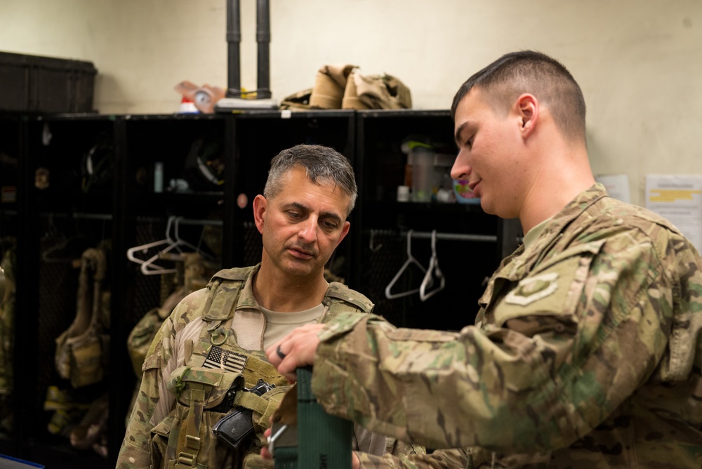 455th AEW commander visits Guardian Angels