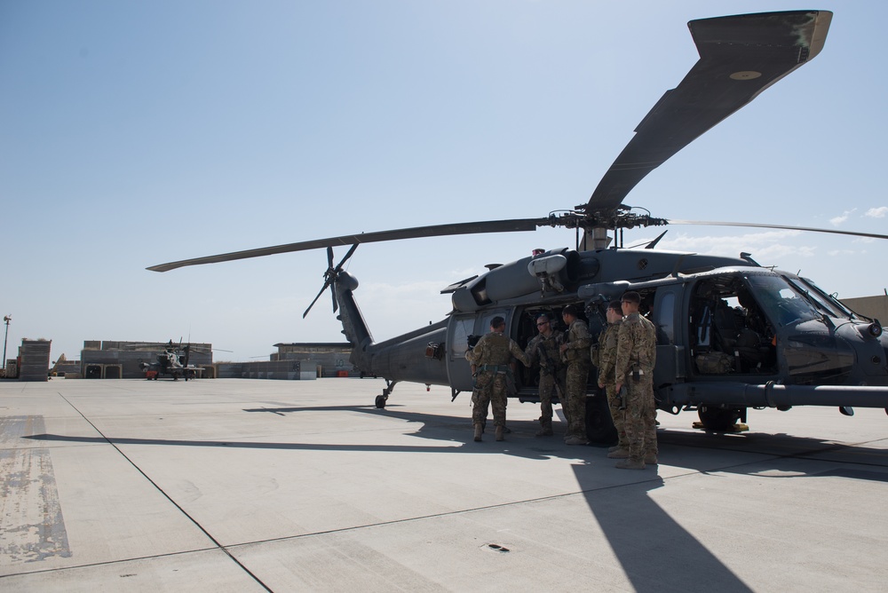 455th AEW commander visits Guardian Angels