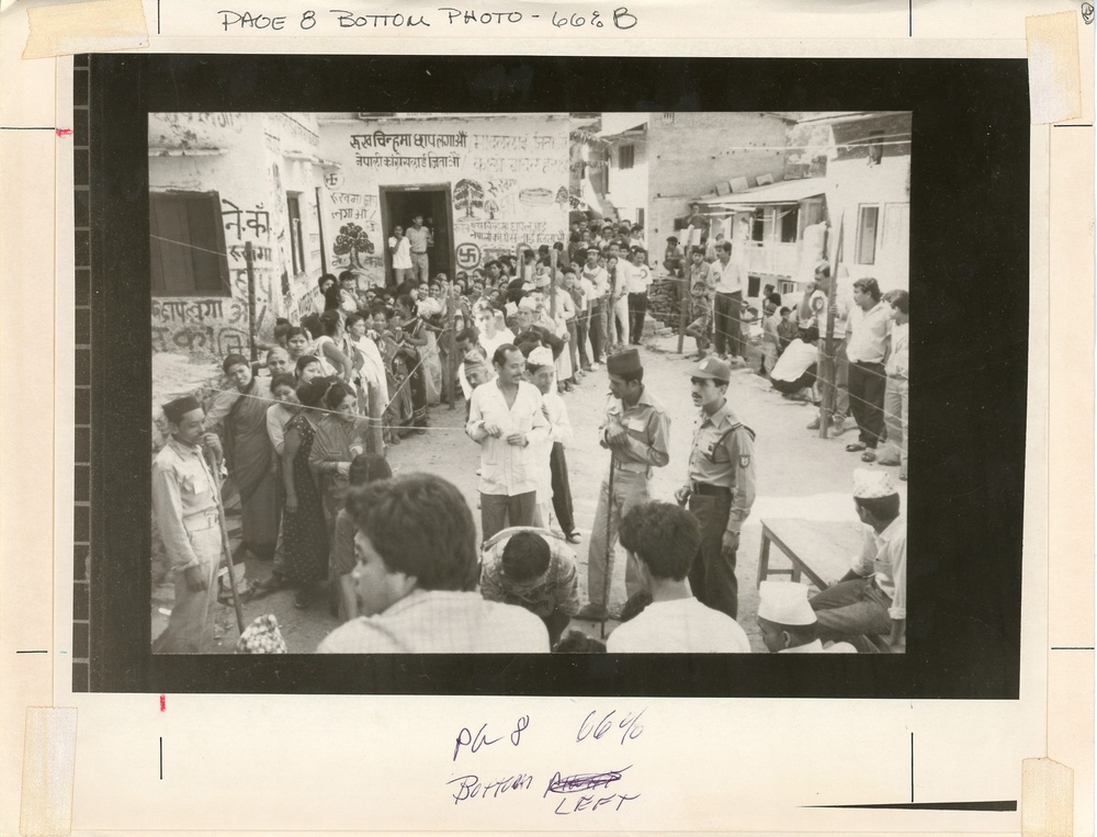 Military men in the township