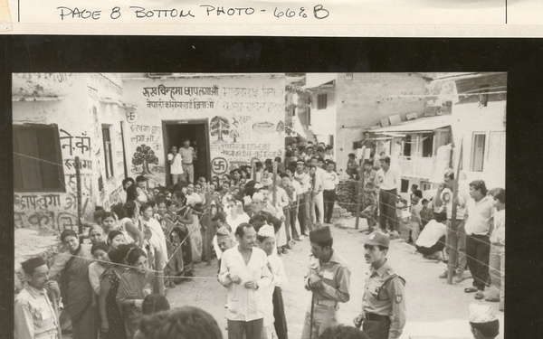 Military men in the township