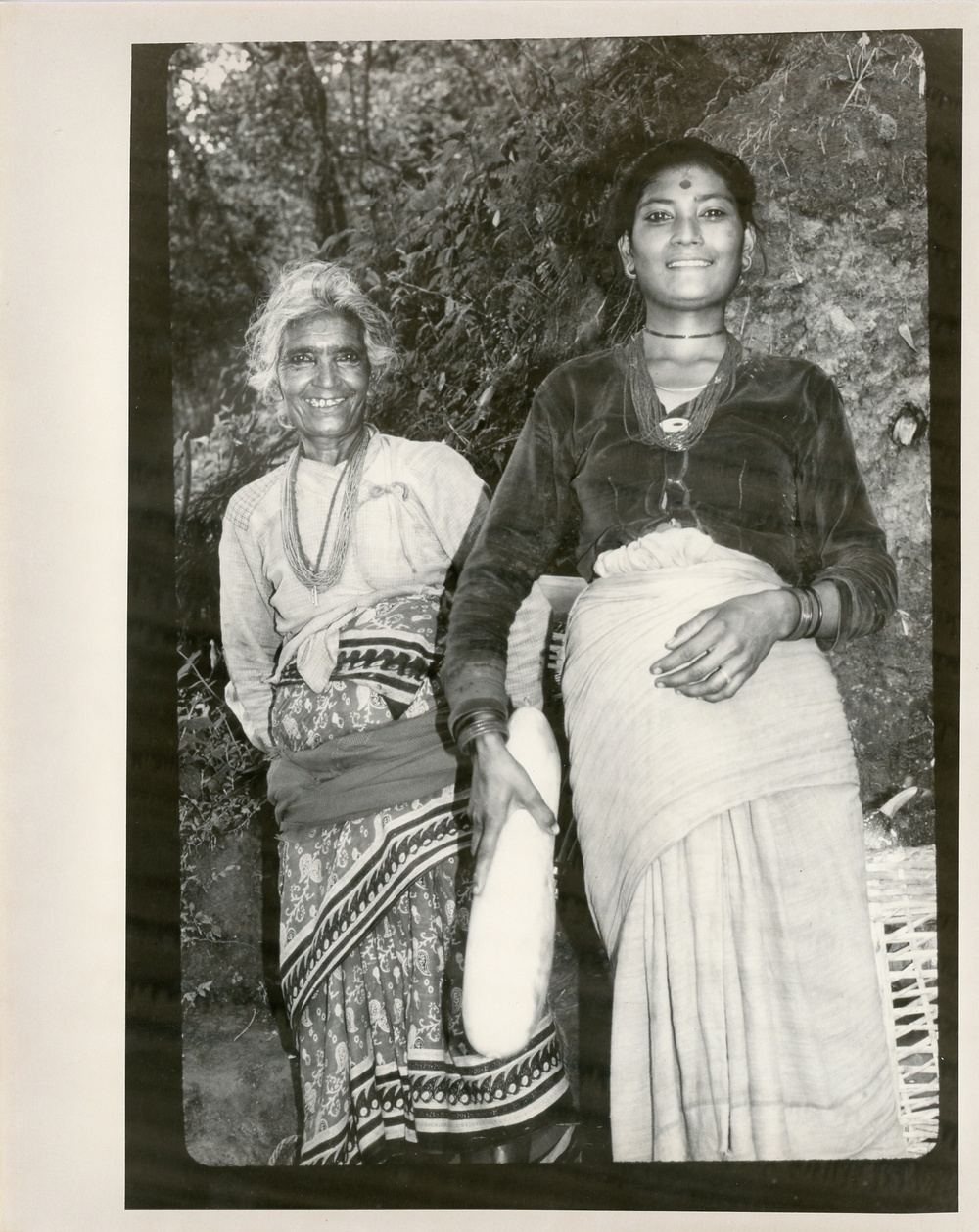 Two women posing