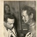 Doctor observing a patient