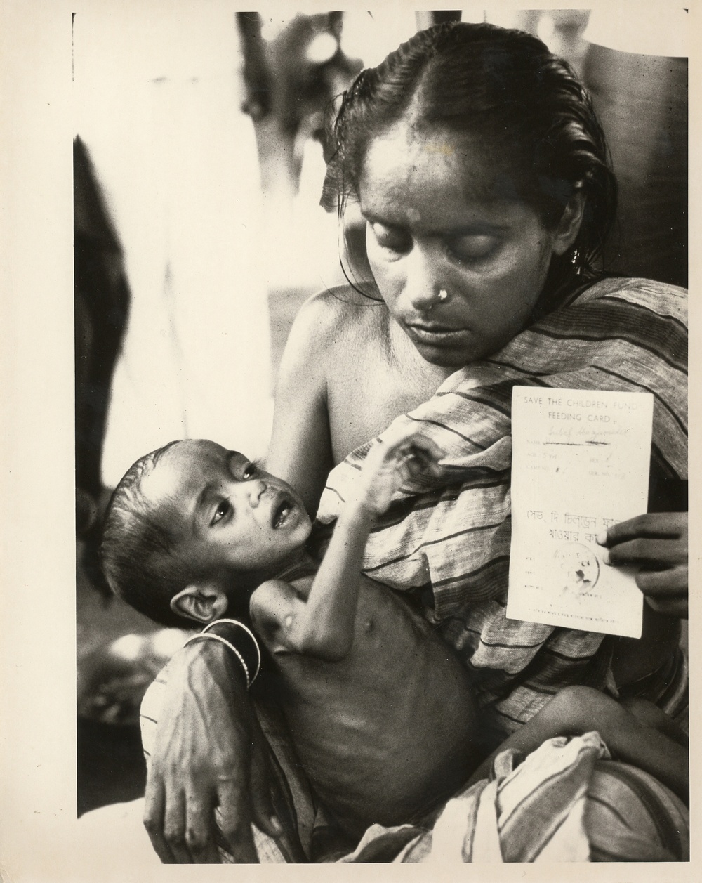 Woman and baby