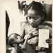 Woman and baby