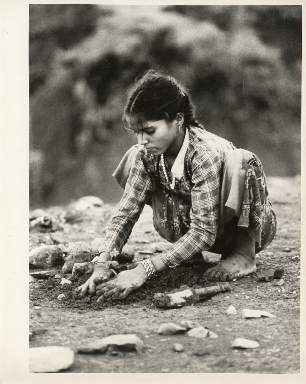 Girl playing