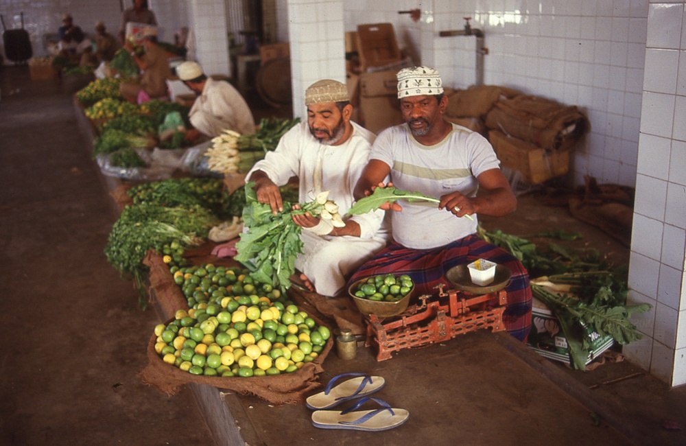 Vendors in a marketplace