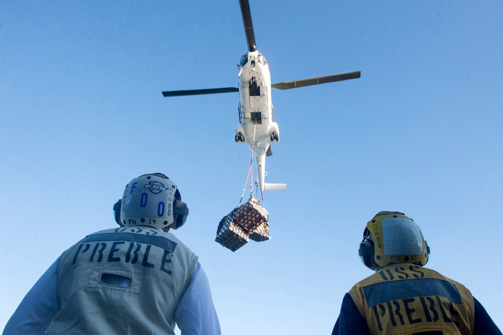 USS Preble operations