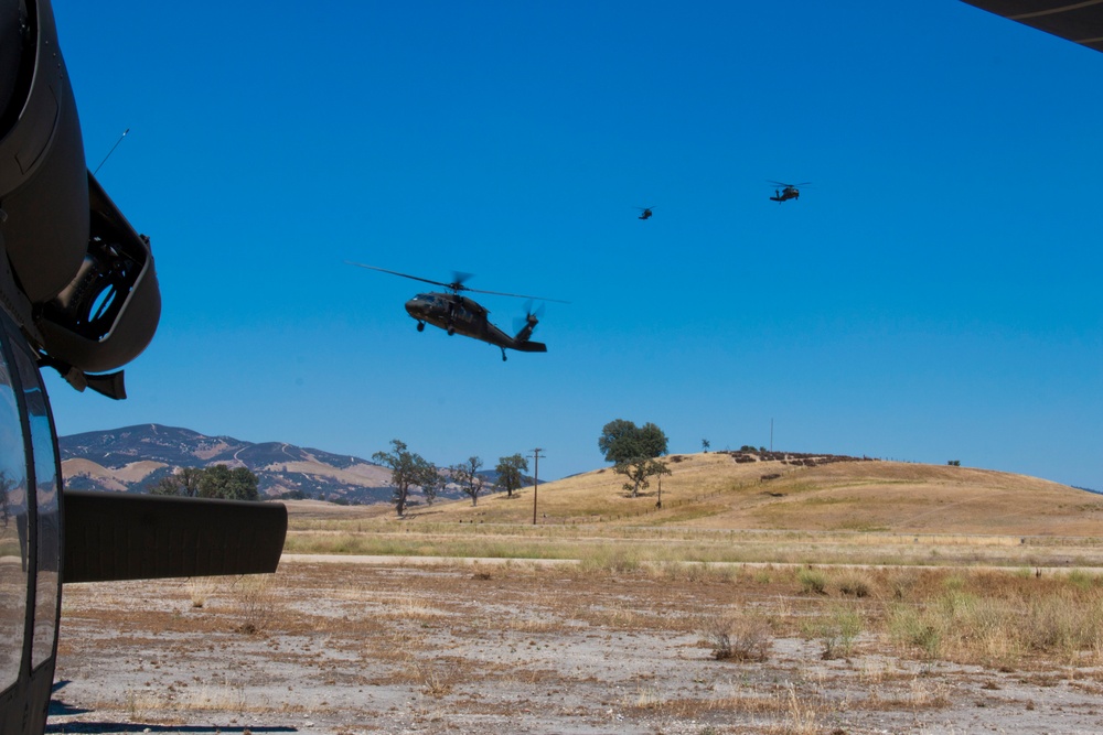1-140th Aviation Soldiers shoot from the sky