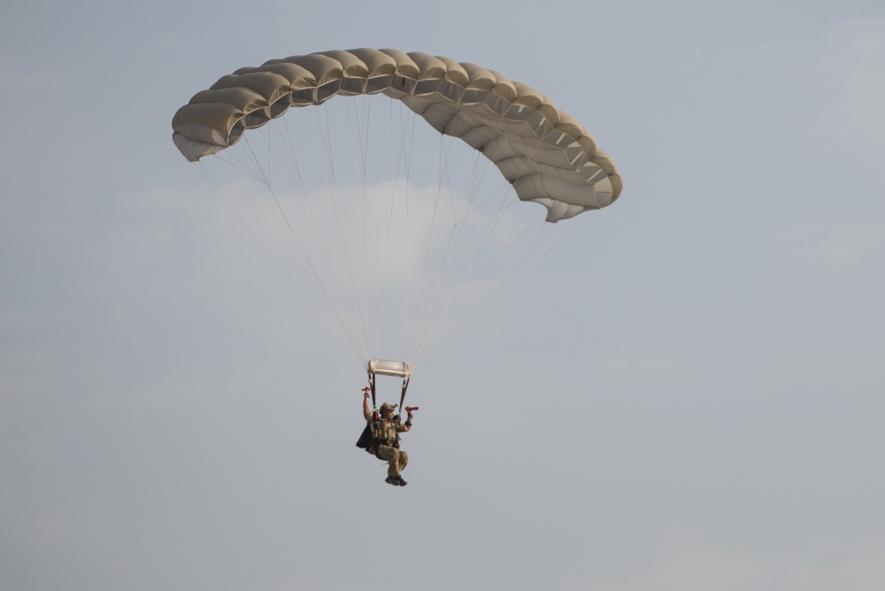 Guardian Angels perform HALO jump