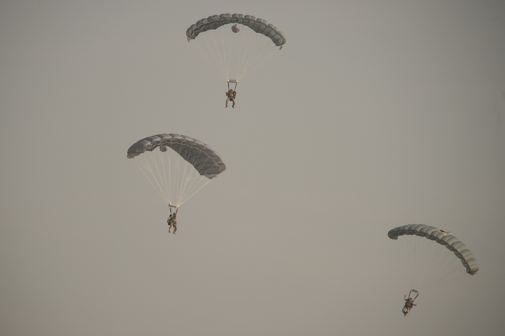 Guardian Angels perform HALO jump