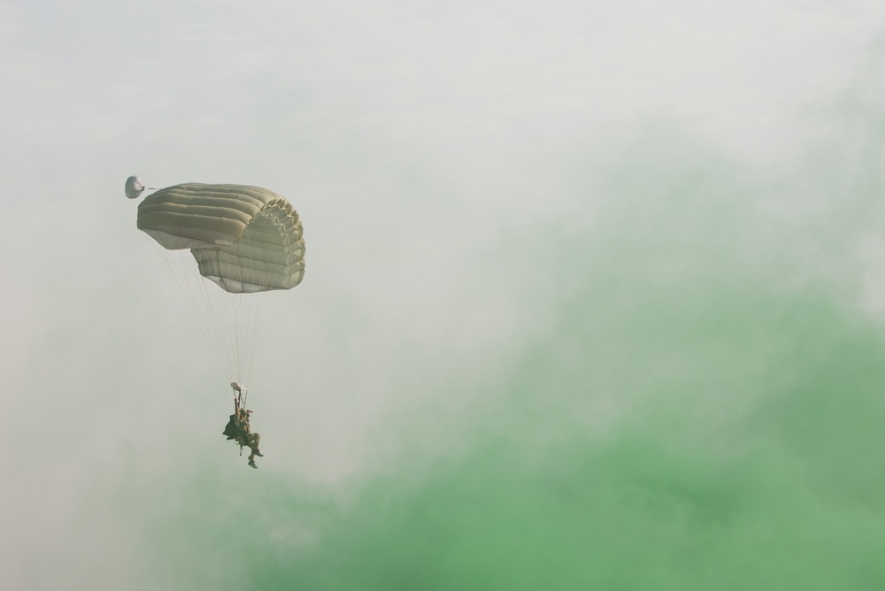 Guardian Angels perform HALO jump