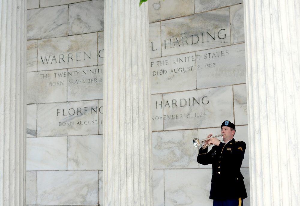 Warren G. Harding wreath laying ceremony
