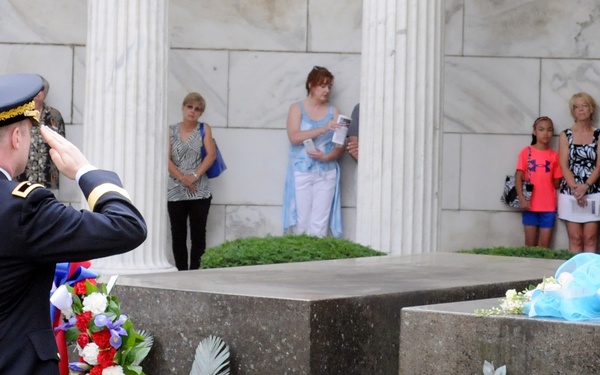 Warren G. Harding wreath laying ceremony