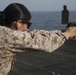 U.S. Marines pistol qual aboard USS Essex