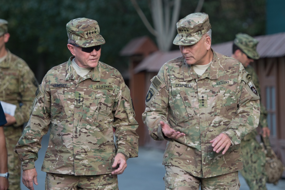CJCS talks with commanders, troops of Resolute Support