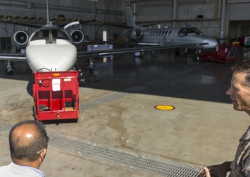 Iwakuni city assembly members visit MCAS Futenma