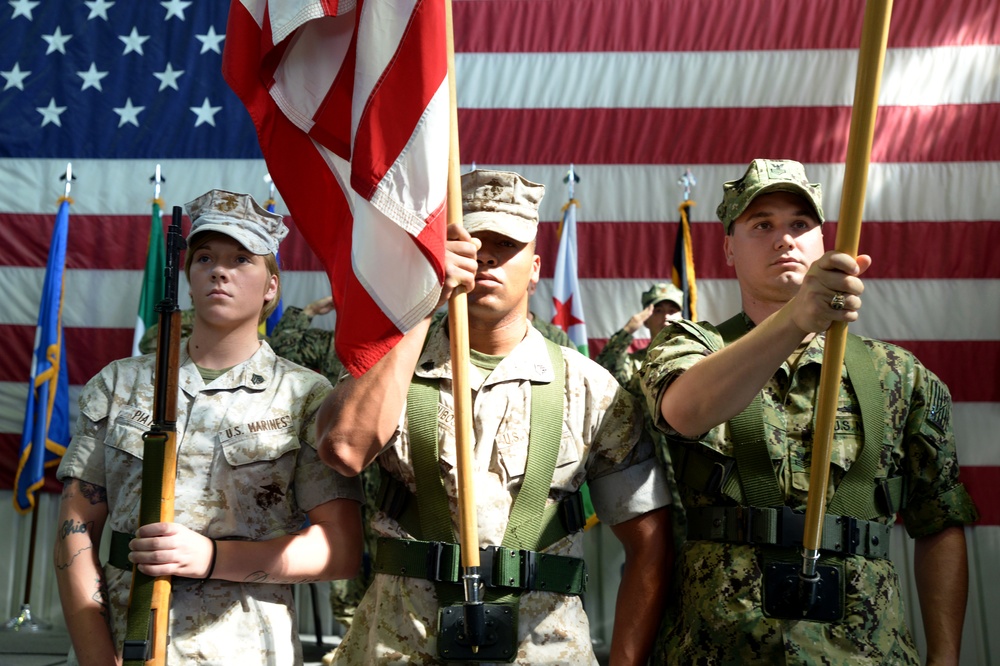 Change of command ceremony