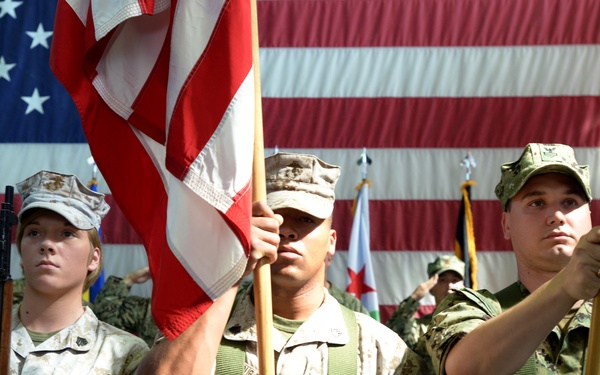 Change of command ceremony