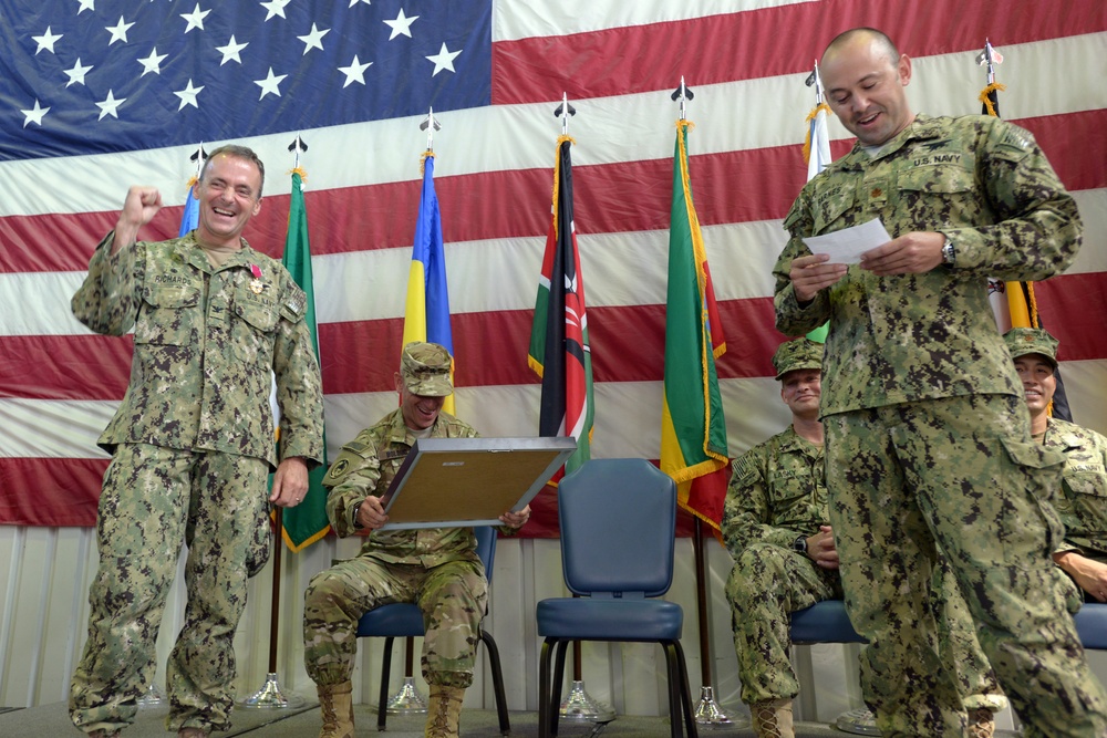 Change of command ceremony