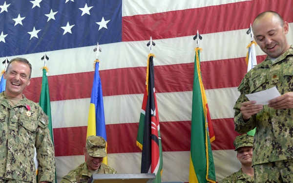 Change of command ceremony