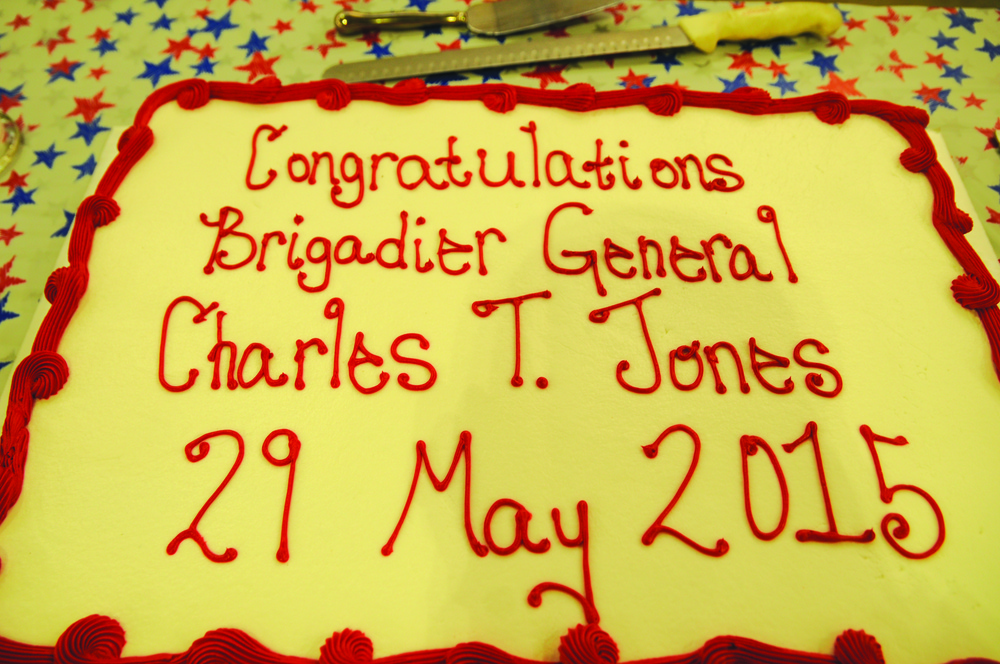 Brig. Gen. Charles T. Jones promotion ceremony