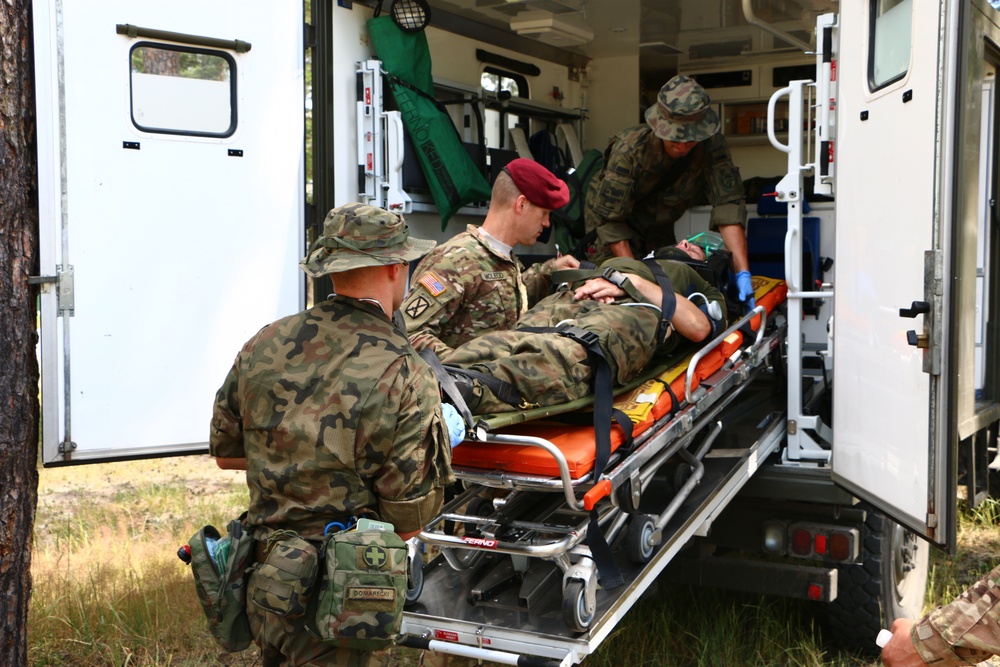 Providing care in the clinic, on the drop zone