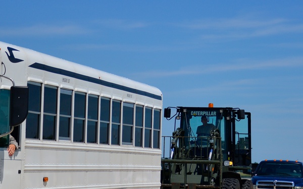 C-5 arrives at Volk Field