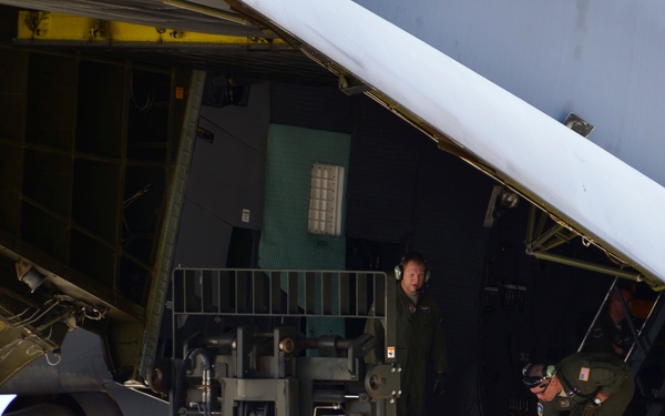 C-5 arrives at Volk Field