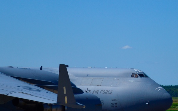 C-5 arrives at Volk Field