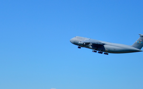 C-5 arrives at Volk Field