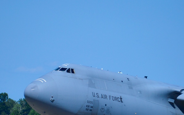 C-5 arrives at Volk Field