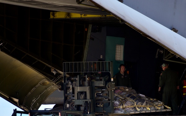 C-5 arrives at Volk Field