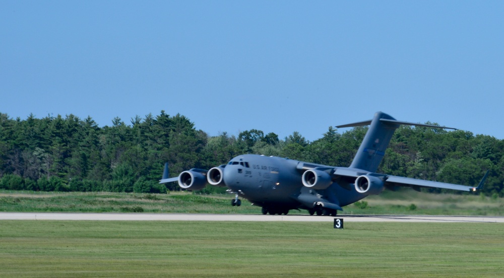 C-17 arrives at Volk Field