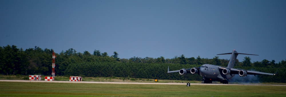 C-17 arrives at Volk Field