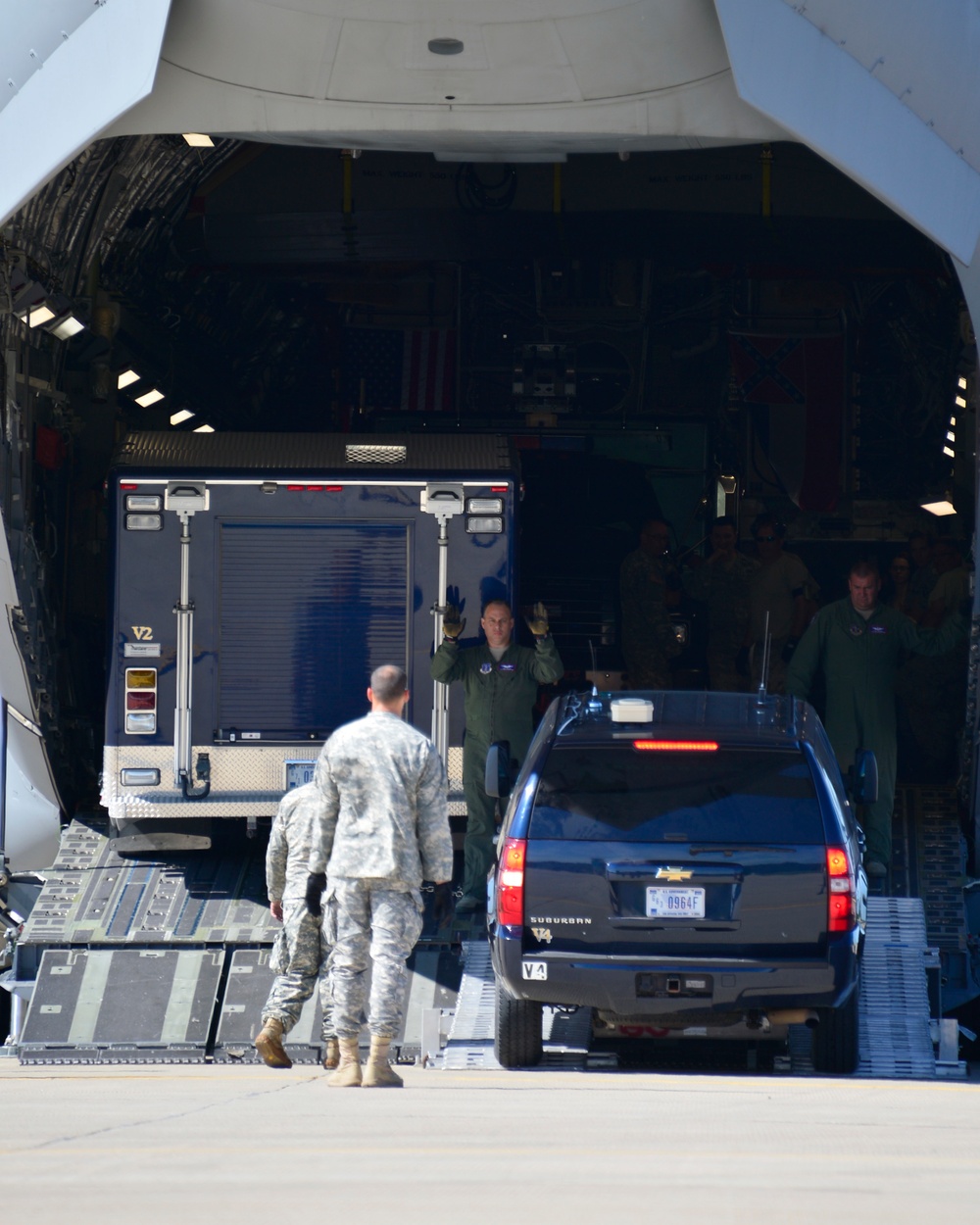 C-17 arrives at Volk Field