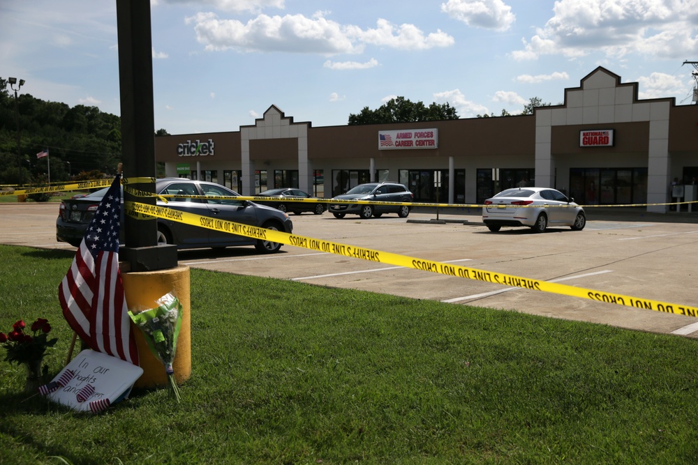 Armed Forces Career Center memorial