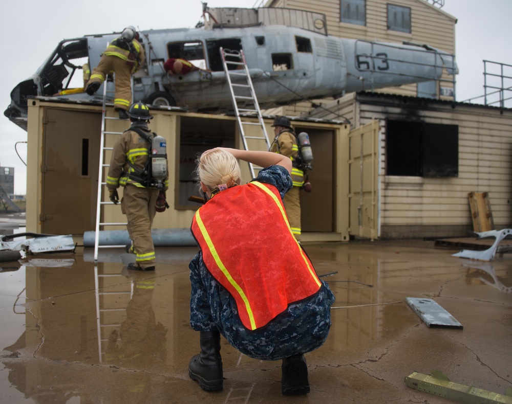 Aircraft mishap exercise