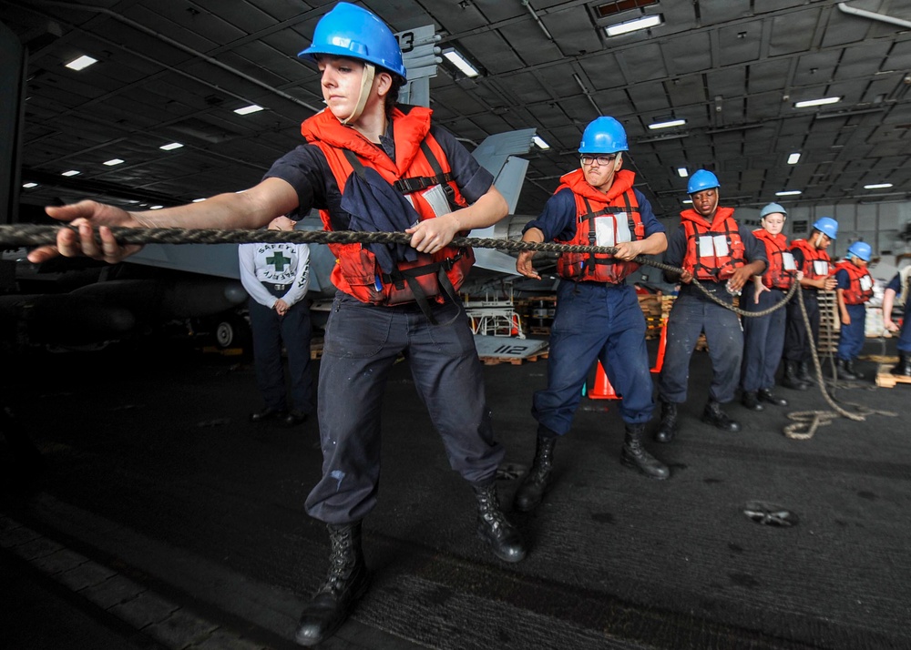 USS Theodore Roosevelt replenishment