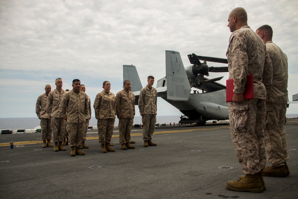 Promotion at sea