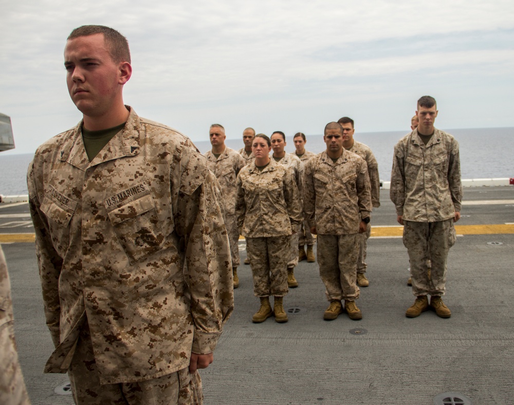 Promotion at sea