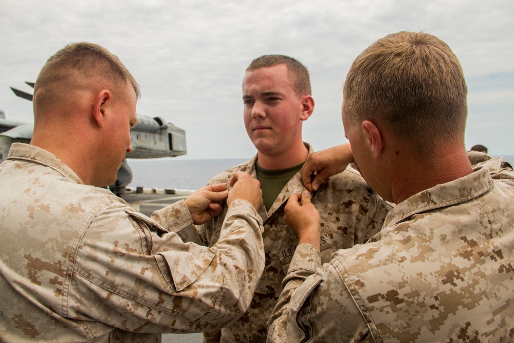 Promotion at sea