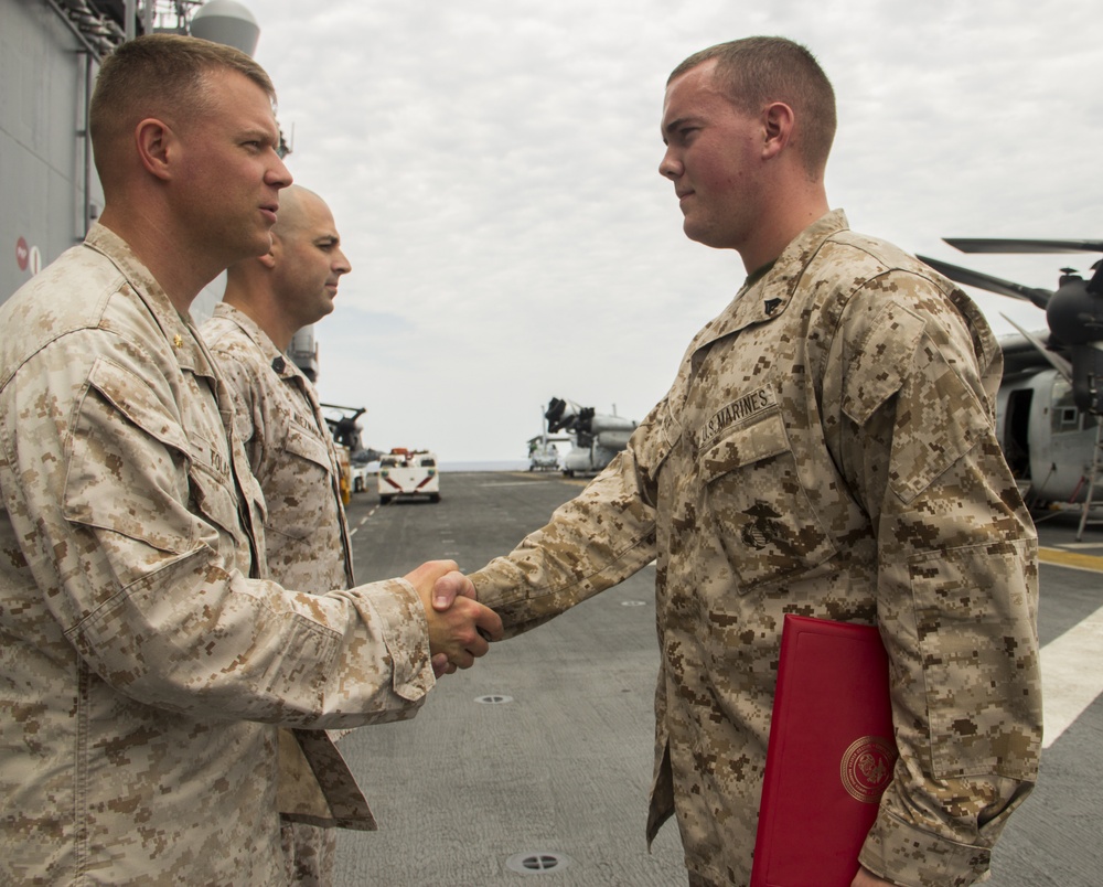 Promotion at sea