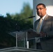 Brion Moore, deputy superintendent for Cemetery Operations, gives welcome remarks during the opening ceremony for the National Association of Landscape Professionals’ 19th annual Renewal and Remembrance at Arlington National Cemetery