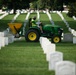Volunteers work during the National Association of Landscape Professionals’ 19th annual Renewal and Remembrance at Arlington National Cemetery
